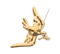 Warmhm Elegant Peace Dove Brooch Pin for Women Men Vintage Collar Pin Durable Jewelry for Weddings Special Occasions Timeless Fashion Accessory
