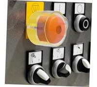 Warmhm Emergency Stop Button Guard Cover Impact Resistant Push Switch Protector Clear Safety Cover for Wall Switches Anti-accidental Operation Button Shield for Industrial Use