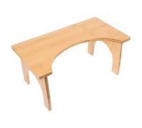 Warmhm Ergonomic Bamboo Toilet Stool for Adults with Non-slip Steps Solid Wood Bathroom Squatting Footrest Smooth Finish Stylish Minimalist Design for Pregnant Women and Spinal Support