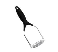 Warmhm Ergonomic Handheld Potato Masher with Pressing Surface Lightweight Stainless Steel Kitchen Gadget for Smooth Mashing of Potatoes Yams and Pumpkin Easy to Clean for Home and Outdoor
