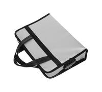 Warmhm Fireproof Document Messenger Bag Portable Laptop Briefcase for Business Travel Office Use Scratch-resistant Fire-resistant Material with Dedicated Laptop and Document Compartments