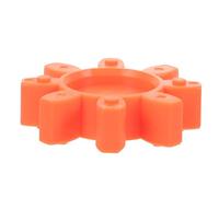 Warmhm Flexible Plum Jaw Coupling Spider Insert Pad Rubber Vibration Dampening Mat for Machine Coupling Accessories Compact Noise-reducing Flexible Jaw Connector for Improved Stability