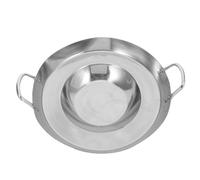 Warmhm Frying Pan Stainless Steel Cooking Pan Non Stick Design Heat Resistant Handle for Omelets Steaks Pancakes for Home Professional Use