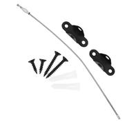 Warmhm Furniture Anchors with Stainless Steel Material for Baby Proofing 2 Sets to Prevent Tip-Over Accidents and Easy to Install Safety Straps for Cabinets and Tv Stands in Homes