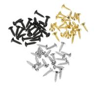 Warmhm Guard Plate Screws for Electric Guitar and Bass 150pcs 3 * 12mm Mounting Screws Storage Box Easy to Carry