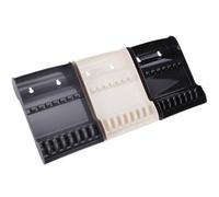 Warmhm Hairdressing Holder with Storage Scissors Multi-Function Box Large Capacity for 6pcs Hairdressing Tools, Portable Abs Material and Suitable for Home Barber Shop Use