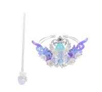 Warmhm Han Style Hairpin Set Alloy Chinese Ancient Hair Ornament with Delicate Details Blue Photo Prop Hair Accessory for Friends Who like Traditional Chinese Things