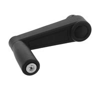 Warmhm Hand Crank Handle Replacement 12Mm Round Hole Small Plastic Crank Handle for Milling Machines and Lathe Tools Suitable for Manual Mechanisms and Industrial Equipment