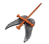 Warmhm Handmade Winged Cross Wall Hanging Metal Sculpture for Sacred Spaces Spiritual Religious Decor with Angel Wings Design Inspirational Faith Accent for Home Office and Prayer Areas