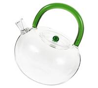 Warmhm Heat Resistant Glass Teapot for Loose Leaf Tea Flowering Blooming Tea Coffee Herbal Infusions Household Kettle with Easy Pour Handle Tempered Glass for Home and Office Use