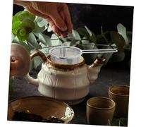 Warmhm Heavy Duty Stainless Steel Tea Infuser with Ergonomic Handle Fine Mesh Loose Leaf Filter Basket for Hot Tea Coffee Grounds Multipurpose Strainer for Home and Office Use