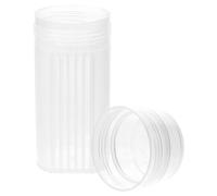 Warmhm High Transparency Plastic Slide Staining Jar with Grooved Holder for Microscope Slides Laboratory Stain Jar for Immersive Staining Fixing and Washing for Efficient Multi-sample