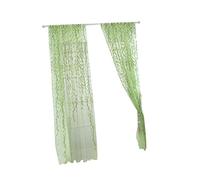 Warmhm Home Décor White See Through Curtains Purple Home Decor Green Voile Curtains Window Sheer Panels Green Transparent Window Screen Tulle Leaf Wicker Vine