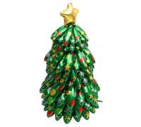 Warmhm Inflatable Christmas Tree Balloon Stand Up Xmas Decoration for Outdoor Garden Premium Foil Material for Holiday Parties Festive Atmosphere