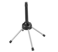 Warmhm Instrument Flute Black Holder Metal and Abs Display Foldable Stand Wind Cotton Material on Clarinet Suitable for Saxophone Use Floor Table