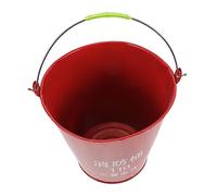 Warmhm Iron Fire Sand Bucket with Scratch-resistant Coating and Sturdy Design for Storing Sand or Ice Cubes Suitable for Safety and Outdoor Use Color Style