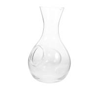 Warmhm Japanese Crystal Glass Sake Bottle with Integrated Ice Chamber Stylish Transparent Wine Carafe for Home and Restaurant Slanted Mouth Decanter Modern Sake Server