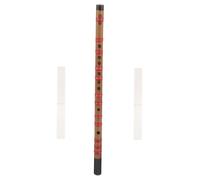 Warmhm Krishna Flute for Beginner Traditional Bamboo Flute in D Key Easy to Learn and Tune Portable Chinese Traditional Music Instrument for Students
