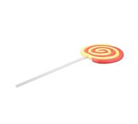 Warmhm Large Red Lollipop Prop Lightweight Fake Food Model for Dance Performances and Party Decorations Swirl Candy Ornament for Halloween Carnival Cosplay Birthday