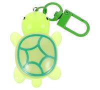 Warmhm Luminous Turtle Keychain Decorative Animal Charm Backpack Accessory Glow-in-the-Dark Ocean Turtle Travel Keyring for Purses and Car