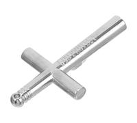 Warmhm Metal Drum Key Cross Drum Wrench Tool Silver Square Head for Tuning Ease of Use Accessory