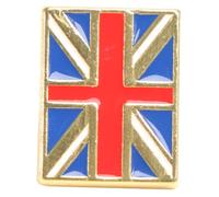 Warmhm Metal Flag Pin England National Flag Brooch Fashion Breastpins for Women Creative Clothes Badge Metal Pins for Union Jack Tops and Red White and Blue Decorations