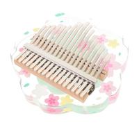 Warmhm Mini Kalimba Portable Finger Piano 17 Notes Hand Piano Perfect for Music Lovers Easy to Play