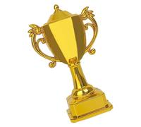 Warmhm Mini Trophy for Small Plastic Award Statue for Dollhouses Unique Decoration for Collectors and Miniature Lovers Realistic Design Easy to and Clean