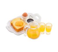 Warmhm Miniature Food for Dollhouse Diy Mini Bread Loaf Mini Milk Cup Resin Miniature Kitchen Tableware Boys and Girls Playset
