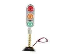 Warmhm Miniature Traffic Signal Light LED Car Interior Decoration Compact Tiny Traffic Lighting Street Lamp Decor Table Accent with Stable Performance