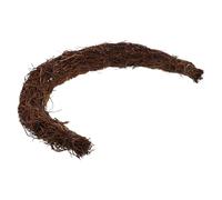 Warmhm Moon Shaped Rattan Wreath Frame for DIY Crafts Natural Firm Vine Material Unique Holiday Decoration for Christmas Home Office Living Room Seasonal Decor