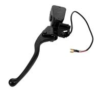 Warmhm Motorcycle 9mm Left Front Brake Master Cylinder Pump with Reservoir for Dirt Bike ATV Rear Foot Brake Fluid Pump Lever Accessories