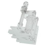 Warmhm Multifunctional Acrylic Aquarium Pipe Clamp Transparent Fixed Clip for Fish Tank Inlet Outlet Durable and Space Saving Holder Easy Installation for Optimal Water Flow