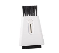 Warmhm Multifunctional Double-Head Keyboard and Window Track Cleaning Brush White Groove Cleaning Tool for Electronics and Home Use