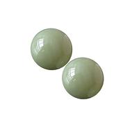 Warmhm Natural Jade Fitness Balls Hand Massage Balls for Elderly Exercise Handballs Soft Spiky for Stress Relief
