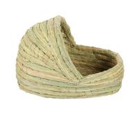 Warmhm Natural Straw Bird Breeding House for Parrots Doves and Small Pets Optimal Egg Laying Environment with Easy Cleaning for Use