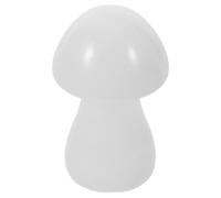 Warmhm Natural White Crystal Mushroom Sculpture Miniature Figurine for Meditation Healing Crystal Decoration for Home and Fairy Garden