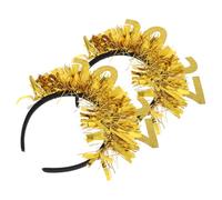 Warmhm New Year Party Headbands Holiday Hair Accessories 2027 2pcs with Glitter Number Design, Comfortable Fit for Dance Parties and Family Celebrations