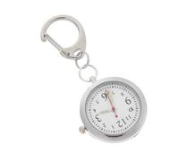 Warmhm Night Glow Nurse Pocket Watch Luminous Quartz Buckle Clip-on Fob Watch for Staff and Students Glow-in-the-Dark Hanging for Healthcare Use