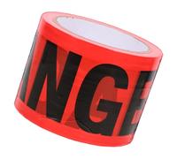 Warmhm Non Adhesive Red Caution Tape Safety Barrier Warning Tape for Crime Scene Construction Site Halloween Party Multipurpose Safety Reminder