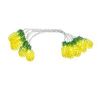 Warmhm Nordic Style Pineapple String Lights LED Decorative Fairy Lights for Bedroom Party Home Patio Garden Yellow Pineapple Shape Battery Box Without Batteries Warm Festive Ambiance