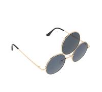 Warmhm Novelty Three-circle Punk Party Sunglasses Lightweight Comfortable Retro Eyewear for Cosplay Stage Performance and Street Photography Accessories