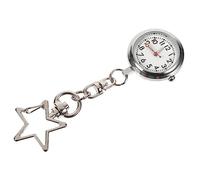 Warmhm Nurse Fob Watch Clip Alloy Pocket Watch for Nurses Convenient Hanging Timepiece for Medical Professionals Glow-in-The-Dark Feature Stylish Design