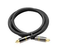 Warmhm Optical Audio Cable Fiber Male to Male Cord Replacement Digital Soundbar Audio Cable for Projector Speaker High-fidelity Lossless Signal Transmission
