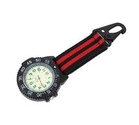 Warmhm Outdoor Mountaineering Hanging Table Digital Dial Lightweight Design for Backpackers Featuring Carabiner Clip and Pocket Watch Functionality for Field Adventures and Everyday Wear