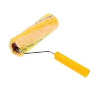 Warmhm Paint Roller Brush and Extended Reach Painting Tool with Cotton Thread Long Pile Heavy Duty Easy to Clean for Interior Walls and Ceilings for Rough Surfaces