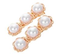 Warmhm Pearl Hair Clips for Women Durable Duckbill Hair Pin Elegant Vintage Style Barrette Clips for Bridal Secure Fit