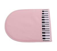 Warmhm Piano Cleaning Glove Pink Soft Microfiber Instrument Polishing Cloth for Violin Guitar Saxophone Universal Musical Instrument Debris Dusting Mitt