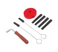 Warmhm Piano Tuning Mutes Handles and Mute Fork for Piano Tuning Supply and Repair Tools