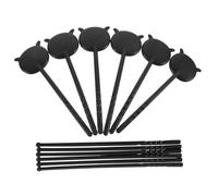 Warmhm Plastic Eye Occluder and Handheld Vision Test Shading Plate 12pcs Set with Chart Test Sticks for Optometry Exams and Eyesight Screening at Clinics and Schools